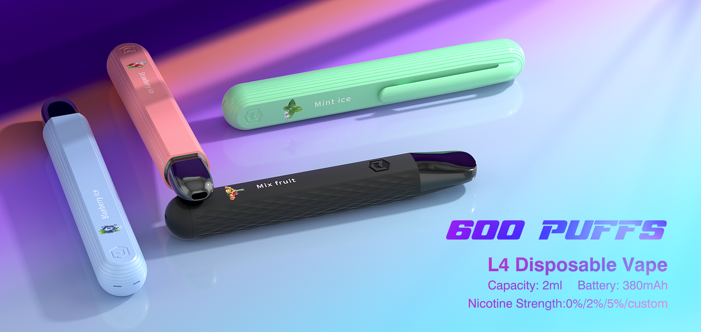 L4 600 Puffs Disposable Vape