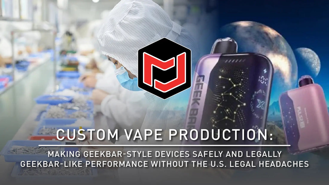 Custom Vape Production: Making Geekbar-Style Devices Safely and Legall Jomotech Custom Vape Production: Making Geekbar-Style Devices Safely and Legall Jomotech