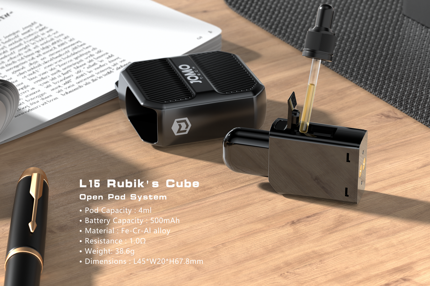 L15 Rubik Cube Open Pod System