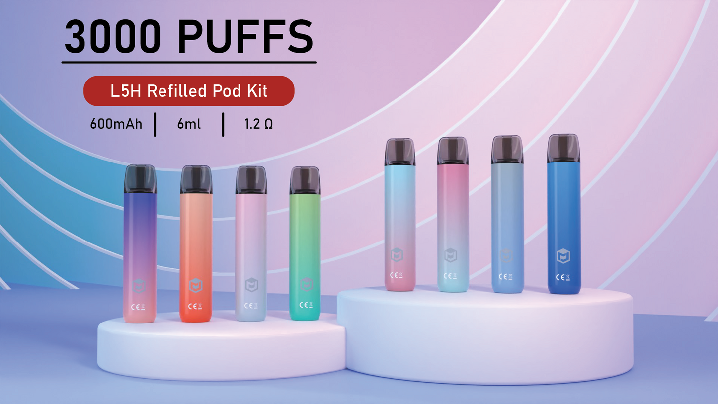 L5H 3000 Puffs Refilled Pod Kit